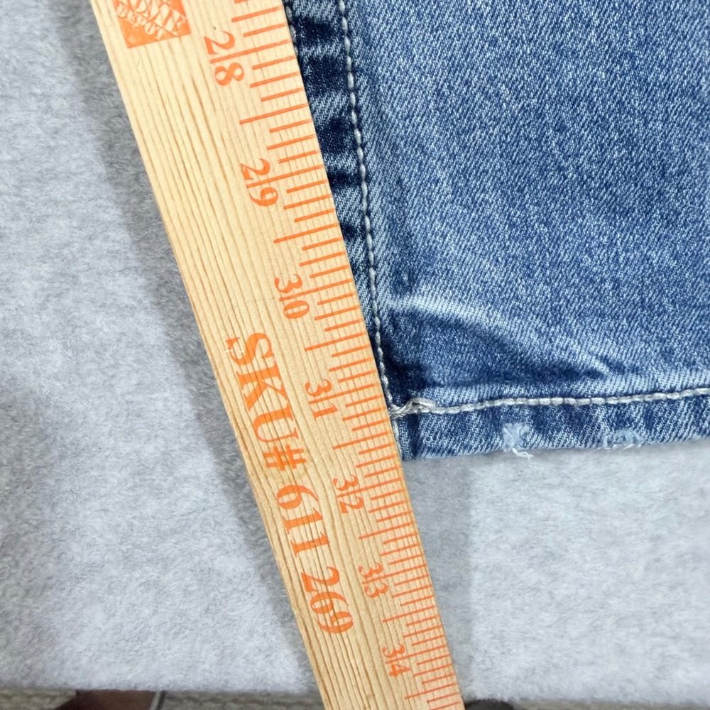 BKE Tyler Jeans Mens 34x34 Light Wash Straight Leg Stretch Blue - Picture 5 of 12